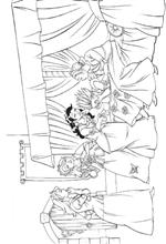 coloring page K3 de sprookjes